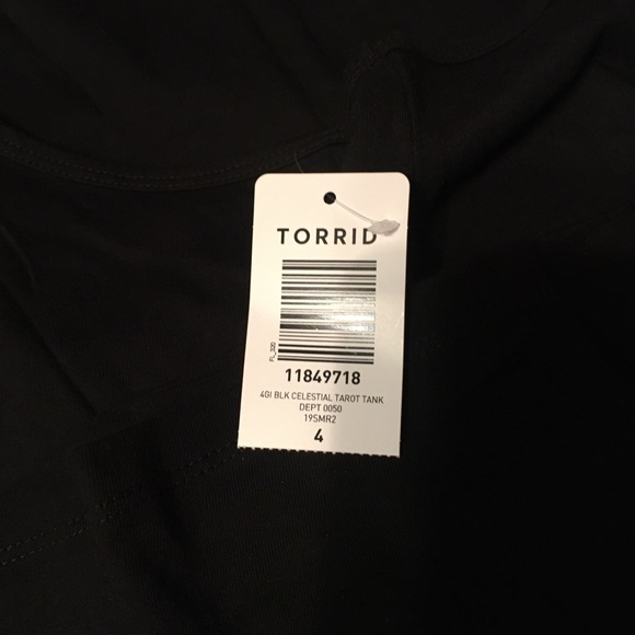 Torrid Black Celestial Tarot Tank Top Plus Size - Picture 6 of 6
